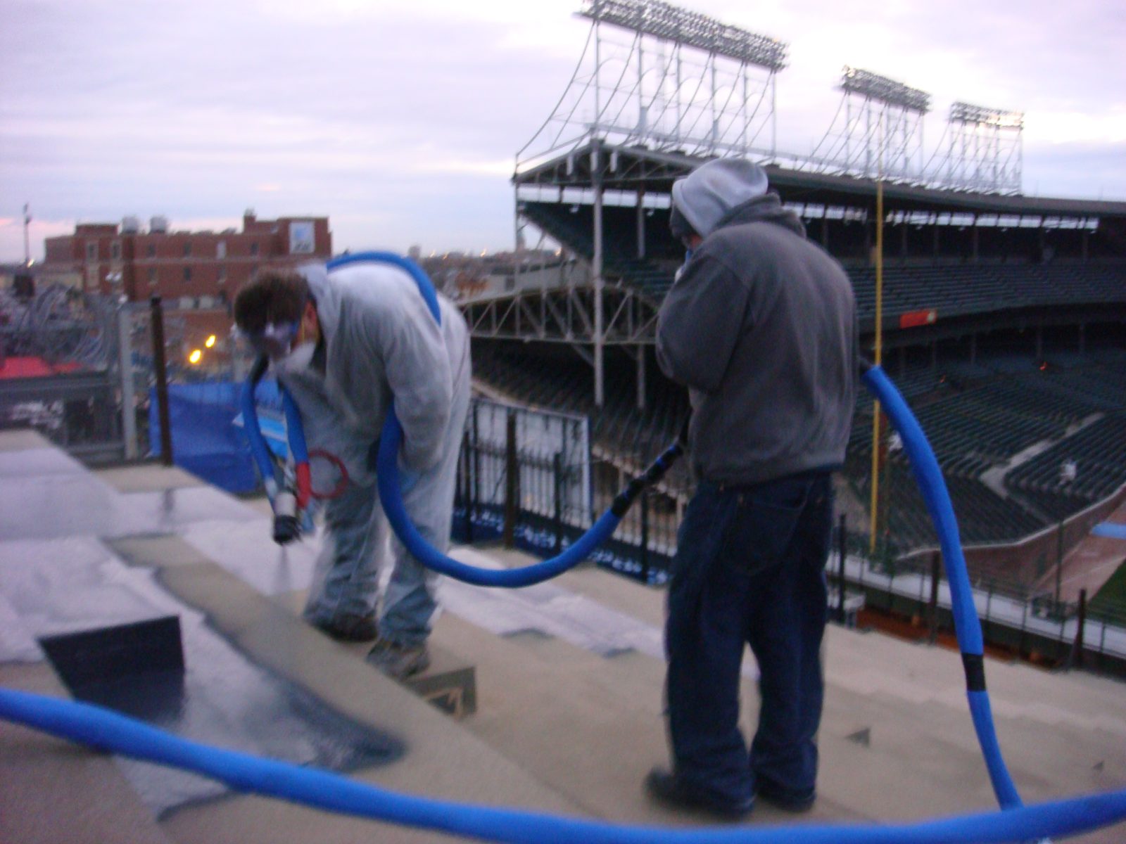 Commercial polyurea floor system